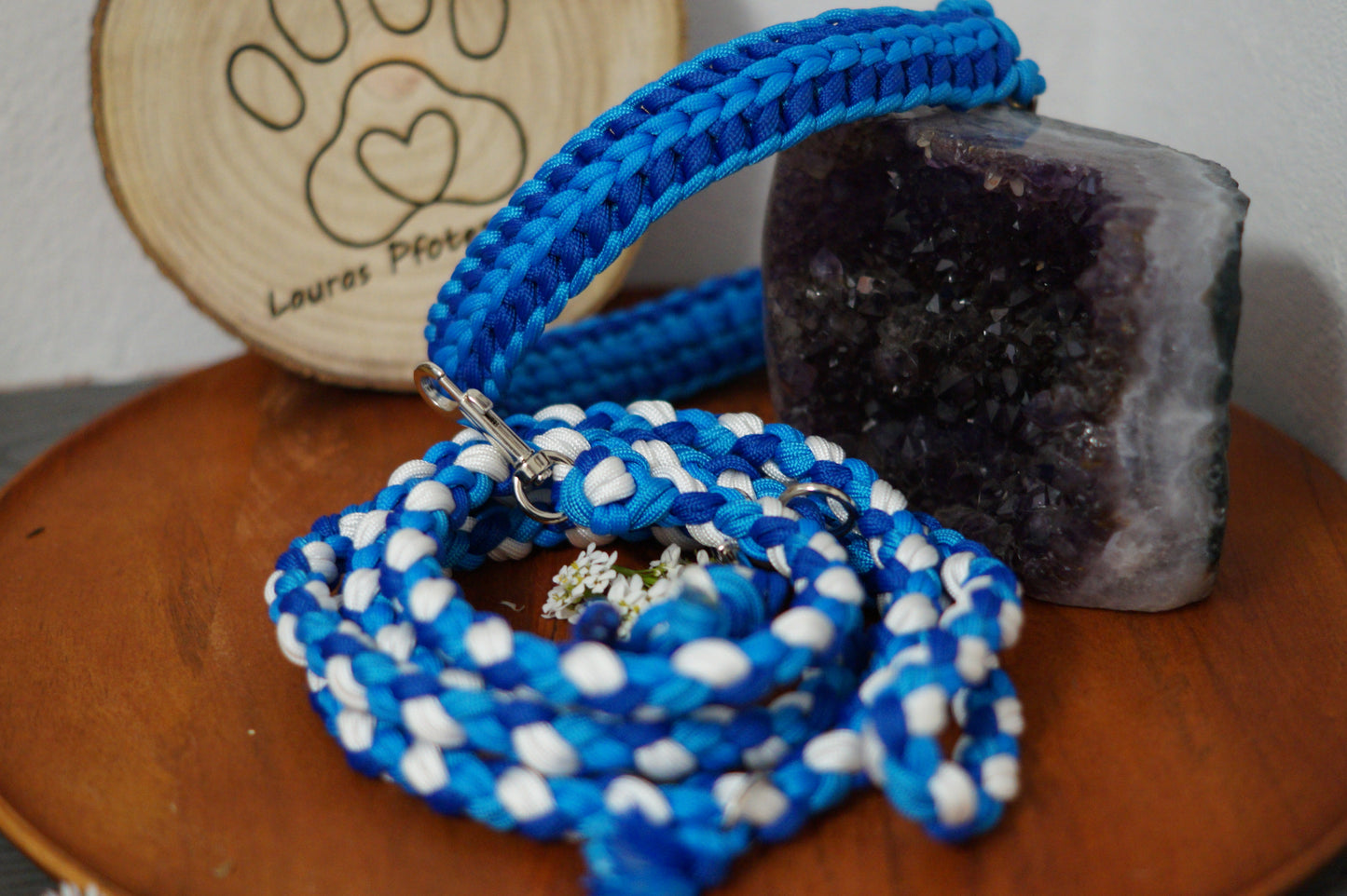 SET Butterfly Hundehalsband und Leine dick
