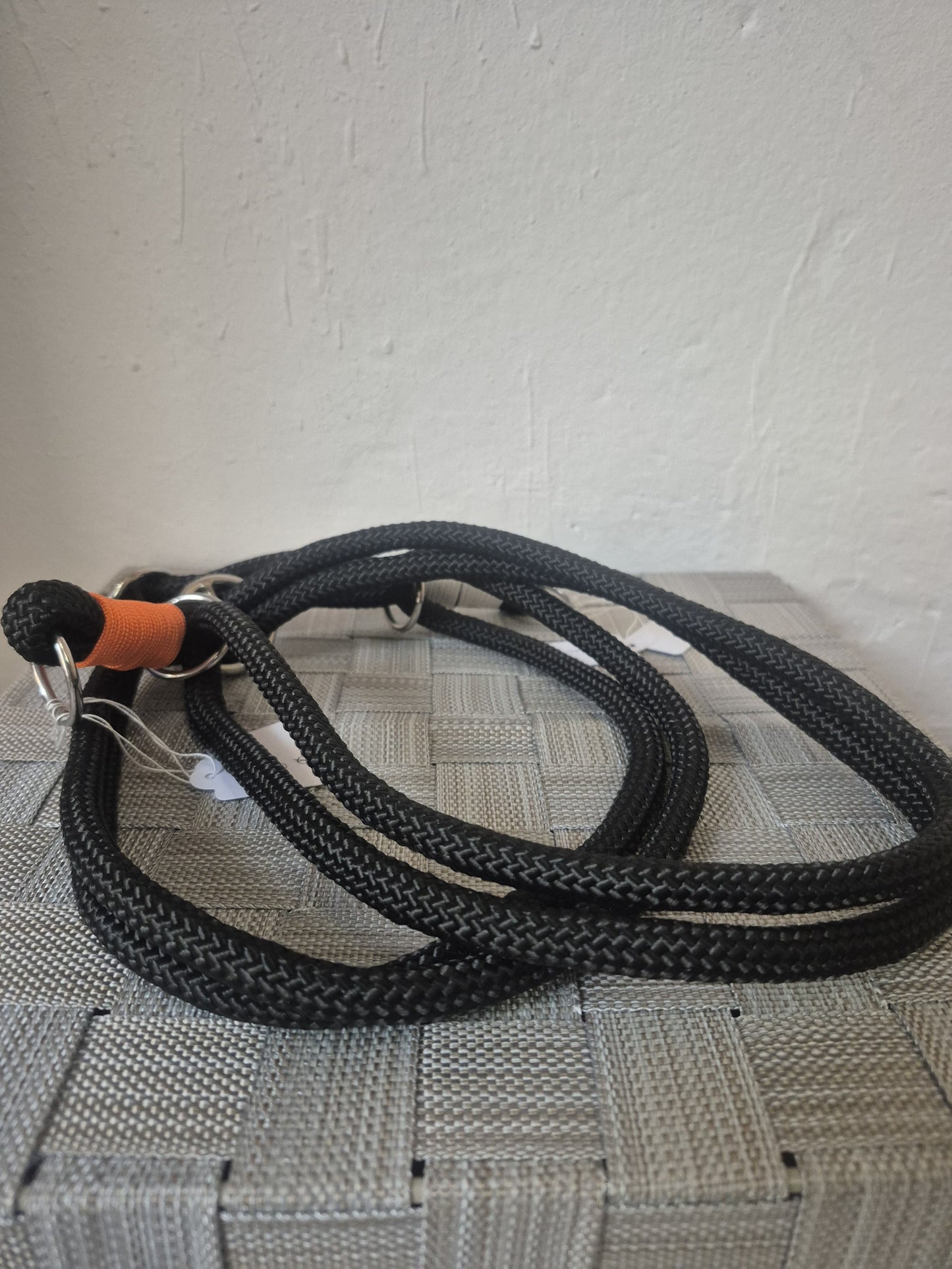 Zugstopp Halsband beige Gr. bis 55 cm