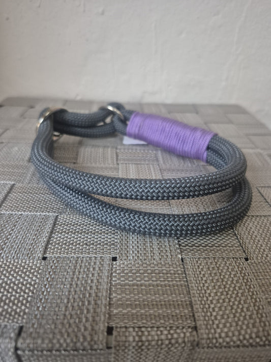 Zugstopp Halsband beige Gr. bis 32 cm