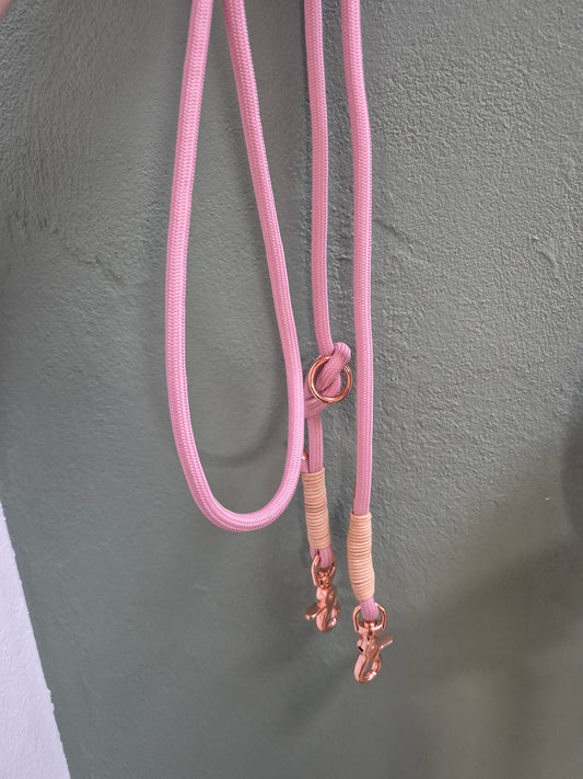 Tau - Leine Rosa 3m verstellbar
